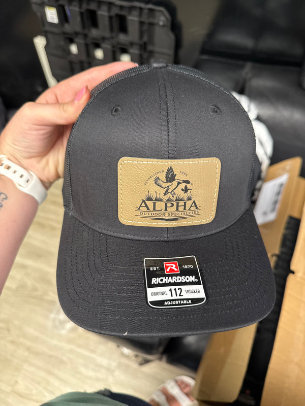Black Alpha Duck Hat