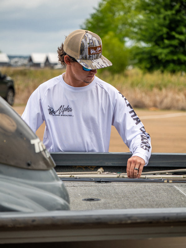 White LongSleeve Fishing